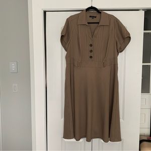 Laura Ashley Collared A-line Dress